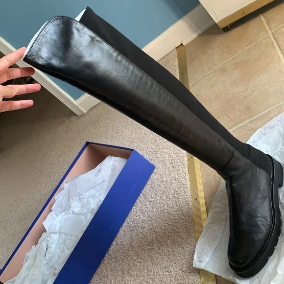 Stuart Weitzman 5500 lift boots - Picture 7 of 17